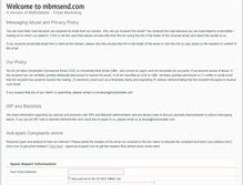 Tablet Screenshot of mbmsend.com